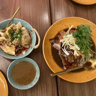 Spicy Pork Wontons