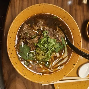Taiwan Braised Brisket Noodle Soup