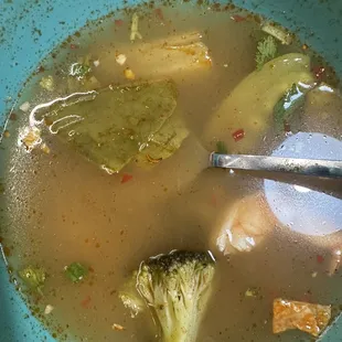 Hot-Sour Shrimp Noodle Soup