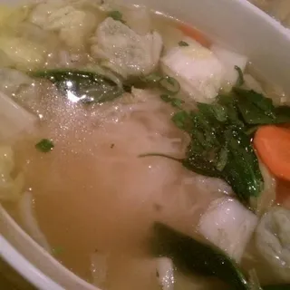 Shrimp Wonton Noodle Soup