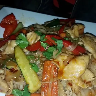 Spicy Kung Pao Chicken Noodles