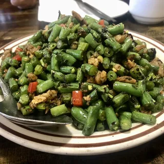 Diced String Beans with Shredded Meat & Vegetables