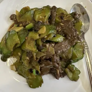Beef with Bittermelon