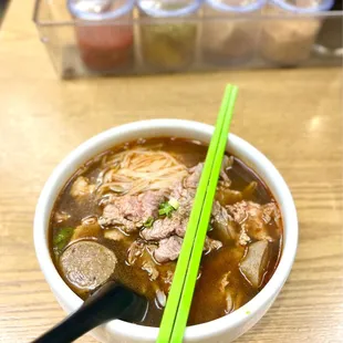 Dirty Rice Noodle Soups