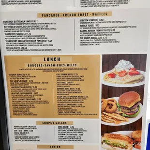 the menu