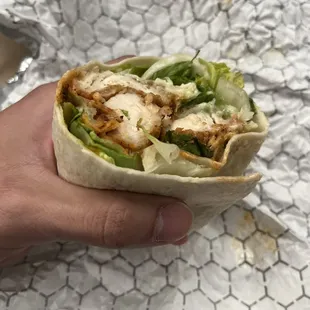 Crisp Chicken Wrap