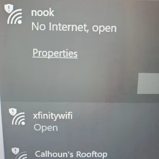 I see this here a lot. wifi is spotty