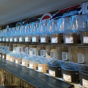 Homebrew supplies side of the shop