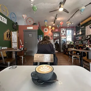 Vanilla Latte and the atmosphere