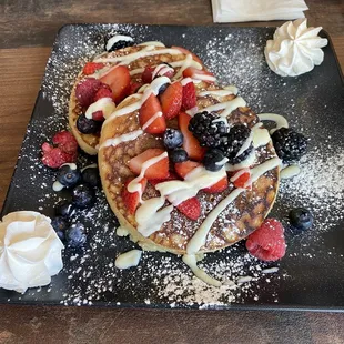 Mixed Berries Pancakes