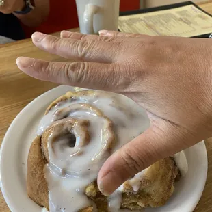 Big A$$  cinnamon roll