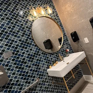 Cute bathroom mermaid tiles