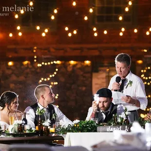 Toasts under the lights