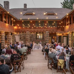 courtyard dining