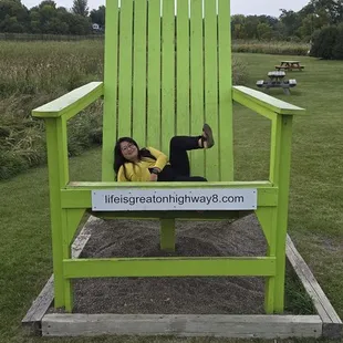 Don&apos;t forget to take a picture on the chair!