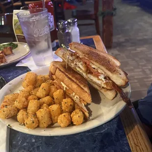 Chicken Fritter Melt