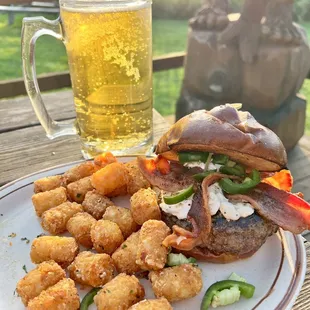 Jalepeno Popper Burger