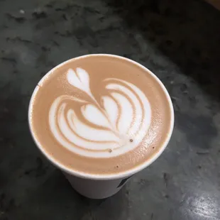 Mocha (made with almond milk)