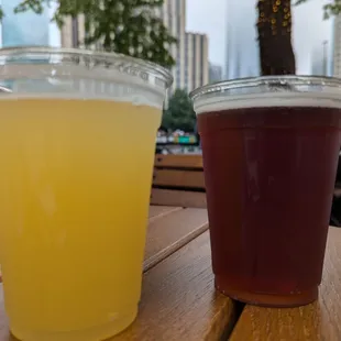 Pineapple and Blueberry ciders... sooooo goooood!