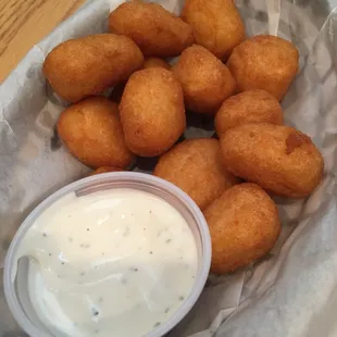 White cheddar nuggets