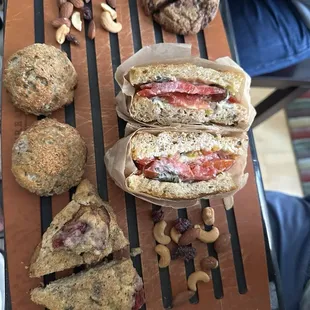 We made a brunch platter to enjoy at home