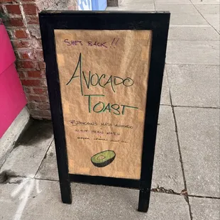 Avocado toast!