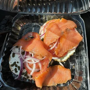 Bagel with Lox Cream Cheese