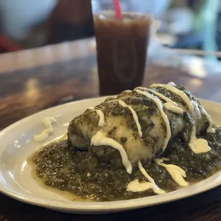 Green Enchilada Burro