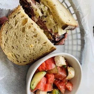 Apr 21 - Pastrami sandwich &amp; side of the day $11 - DAM GOOD!!