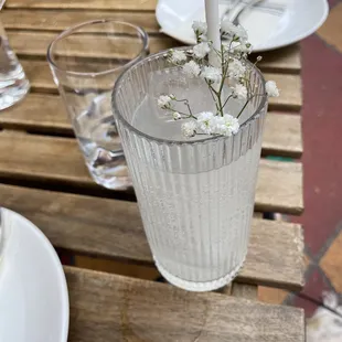 drink with elderflower (i forget the name)