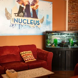 A lounging area in The Nucleus