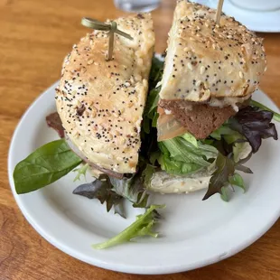 Vegan Bagel Sandwich