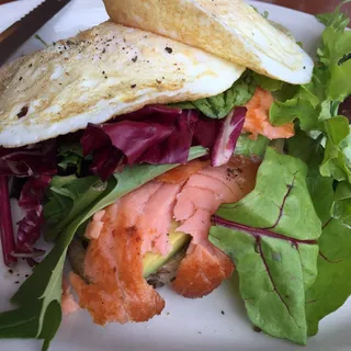 Salmon Croque Madame