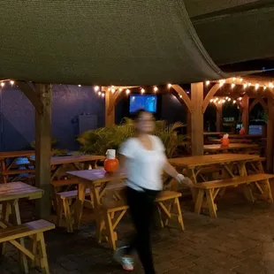 a blurry image of a person