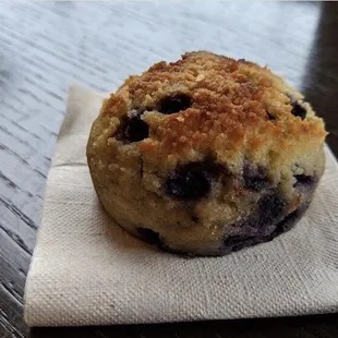 Keto blueberry muffin