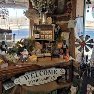 Loads of garden and weed themed gifts