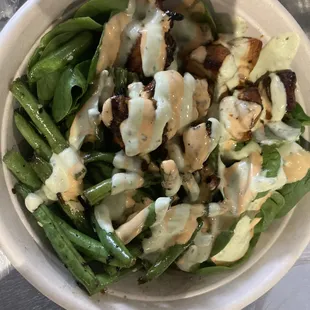 Athlete bowl with Buffalo chicken