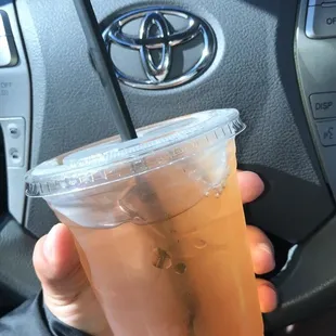 Raspberry tea with aloe! Super delish
