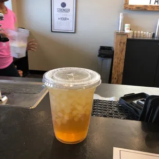 Peach mango tea
