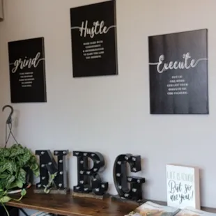 Inspirational wall
