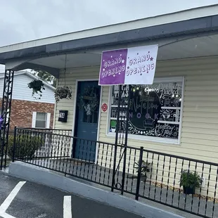 the front of the store