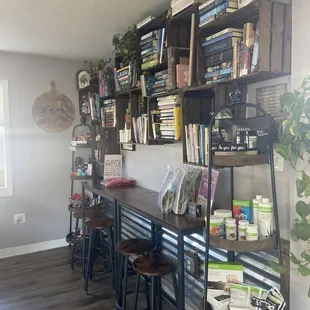 They have a trading book system (bring a good quality book, take a different one home!)