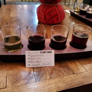 Wine flight
