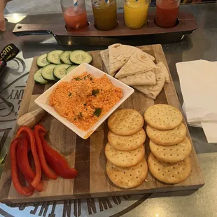 Spicy Hummus tray