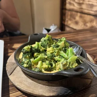 Broccoli and cheese