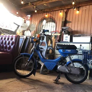 Outdoor patio seating