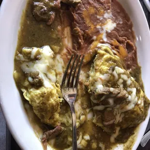 Chili Verde Plate