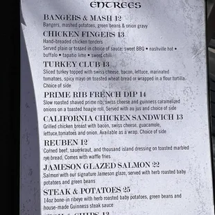 Updated menu as of 2022.2.20