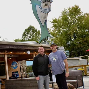Owner, Nick Blum, and his head chef, Blake Dunbar.