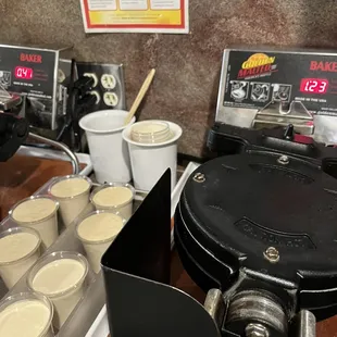 Fresh Waffles for breakfast